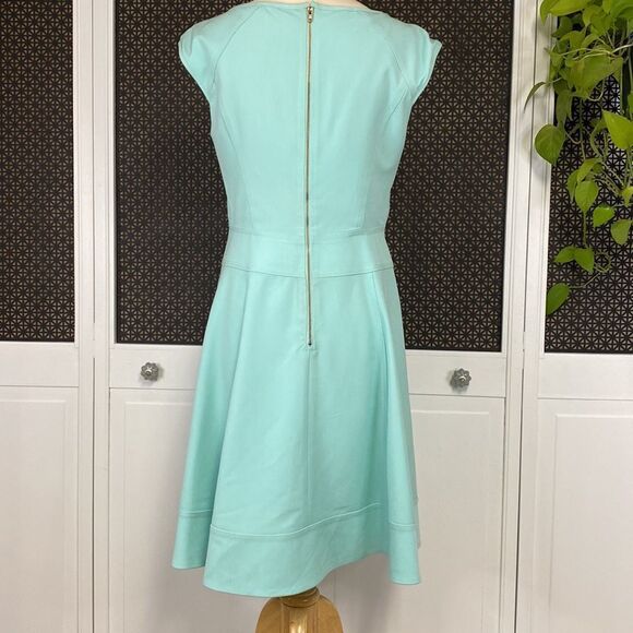 Maggy London Mint Green A-Line Sleeveless Classy Vintage Style Dress Size 10 - Picture 2 of 13